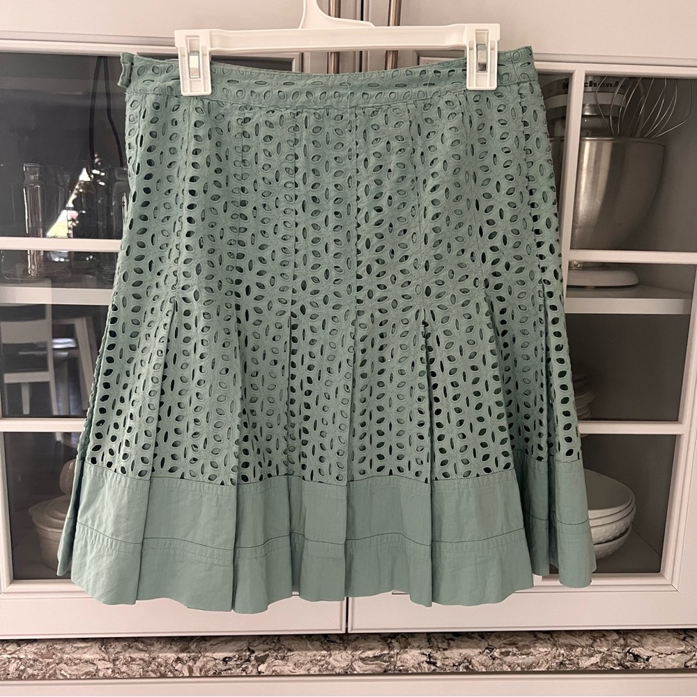 Club Monaco Mint‎ A-Line Eyelet Skirt